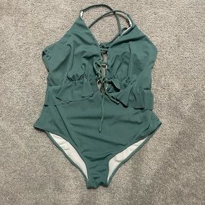 One piece bathing suit